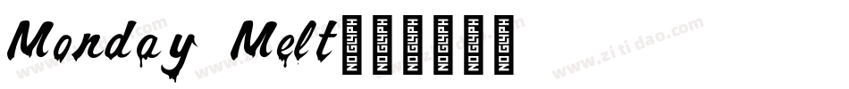 Monday Melt字体转换